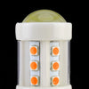 2 PCS T20 / 7440 4.5W DC 12V Car Auto Ceramics Turn Lights 18LEDs SMD-3030 Lamps, with Projector Lens (Orange Light)