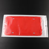 2 Sets Waterproof Rustproof Non-damaging Car Paint Silicone License Plate Frame, Specification: US Black