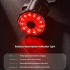 WEST BIKING Bicycle USB Charging Smart Brake Sensor Warning Tail Light(Cushion)