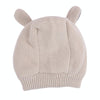 Warm Knitted Rabbit Ear Dog Hat, Beige, 15-25kg