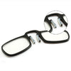 TR90 Pince-nez Reading Glasses Presbyopic Glasses with Portable Box, Degree:+1.50D(Blue)