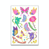 10 PCS Children Water Transfer Fresh Butterfly Bronzing Tattoo Stickers Cartoon Cute Metal Tattoo Stickers(WE-037)
