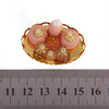 3 PCS Mini Doll House Dressing Table Decoration Cosmetic Set(Flesh Pink)