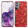 For Samsung Galaxy S25 5G Glitter Powder Shockproof TPU Phone Case(Red)