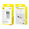 Baseus Discolor Series 2.4A USB to 8 Pin Fast Charging Cable, Cable Length:1m(Black)