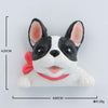 Home Decoration Originality French Bulldog Tie 3D Fridge Paste, NO Magnetic