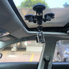 Car General Purpose Vehicle Bracket Suction Cup Fixed Glass Video Shooting Base, Shape: Suction Cup+PTZ+Phone Clip
