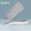 3pairs Boost Half Height Increase Shoe Insoles For Men Women,Spec: 1.5cm Gray(Free Size)