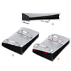 For Sony PS5 Slim DOBE TP5-3582 Game Console Horizontal Storage Holder(Transparent)
