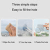 10pcs Household Floor Drain Stickers Anti-Mosquito Stickers For Screens Window Screen Hole Repair Subsidies(3 Rectangle Structure)