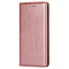 For Samsung Galaxy S25 Ultra 5G Gloss Oil Solid Color Magnetic Leather Phone Case(Rose Gold)