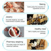BOH-2012 Digital Multi-function Stainless Steel Food Kitchen Scale with LCD Display, Specification: 10kg/1g(Rose Gold)