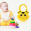 Waterproof Baby Bib Children Silicone Feeding Bag, Colour:Blue Puppy