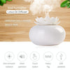 Lotus Ceramic Nano Spray Hydrating Aroma Humidifier Air Purifier(Green Flower + White Body Ceramic)