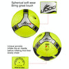 19cm PU Leather Sewing Wearable Match Football (Orange)