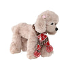 Large Brown Elk Christmas Dog Scarf - 70cm Long