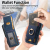 For Samsung Galaxy Note20 Retro Splitable Magnetic Stand Card Bag Leather Phone Case(Blue)
