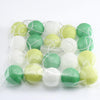 3M 20 Leds Cotton Ball Light String Holiday Wedding Christmas Party Bedroom Fairy Lights Outdoor LED Light Garland Decoration, Power Suupply: EU Plug(Tiffany)
