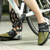 WEST BIKING Bicycle Riding Half Palm Windproof And Warm Lock Shoe Cover, Size: M(Army Green)