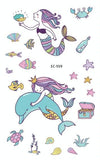 20 PCS Marine Animal Waterproof Children Tattoo Stickers(EC-559)