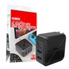 Multi-Function Projection And Charging AC Adapter Base Support Android/PC/Lite For Switch, Specifications:Black+EU Plug