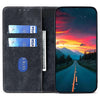 For Samsung Galaxy S25+ 5G RFID Anti-theft Brush Magnetic Leather Phone Case(Black)