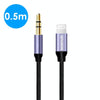 NORTHJO LTM03 8 Pin to 3.5mm Audio AUX Jack Cable, Length:0.5m
