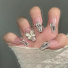 24pcs/box Handmade Nail Glitter Nail Jelly Glue Finished Patch, Color: BY85(Wear Tool Bag)