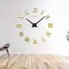40 inch Creative Living Room Decorative Ticking Wall Clock(Gold)