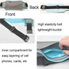 Ultra-Thin Outdoor Waterproof Waist Pack Lightweight Storage Sports Belt(Red)
