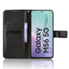 For Samsung Galaxy M56 5G Diamond Texture Leather Phone Case(Black)