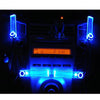 4X Car Illumination Blue Light LED Dash Decoration Lamp