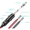 1pair 16AWG 15A 12V/24V Fused Cigarette Lighter Plug With Lead