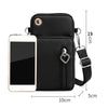 Crossbody Mobile Phone Bag Vertical Wallet Wrist Pouch With Arm Band for Women, Style: Blue Balloon