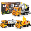 3 PCS Model Car Toy Construction Engineering Vehicles, Random Style Delivery