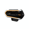 BT-S2 Helmet Bluetooth Headset FM Radio/CSR Full Duplex Walkie Talkie(Black Orange)