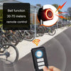 Bicycle Smart Taillight Anti-theft Alarm Brake Warning Light, Model: WL09C Remote Control