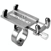 Motorcycle Handlebar Aluminum Alloy Phone Bracket(Silver)