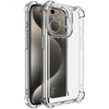 For iPhone 15 Pro Max imak UX-4 Series Four-corner Shockproof Phone Case(Transparent)