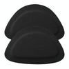 1pair Sneakers Martin Boots Anti-Abrasion Heel Stickers Heel Invisible Self-Adhesive Shoe Stickers, Color: Black Thin