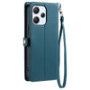 For Redmi 12 5G / 12 4G Wallet Multi-card Slot Leather Phone Case with Lanyard(Green)