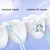A9 Household Electric Portable Tooth Cleaner Oral Care Dental Floss Tooth Cleaning 1 Nozzle(White Gold)