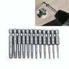 12pcs / Set 50mm Plum Blossom Hollow Bit Multifunctional Peeling Bit Set