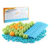 85 in 1 DIY Tent Toy Assembling Play House DIY Children Tent Building Toy( Round-Green)