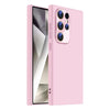 For Samsung Galaxy S24 Ultra 5G Nano Lens Cover Liquid Silicone Phone Case(Pink)