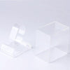 5 PCS Transparent Rectangular Watch Display Box Pull-out Electronic Watch Box(8.8 x7.7x5.4cm)