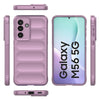 For Samsung Galaxy M56 5G Magic Shield TPU + Flannel Phone Case(Purple)
