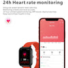 Q9 Pro 1.7 inch TFT HD Screen Smart Watch, Support Body Temperature Monitoring/Heart Rate Monitoring(Orange)