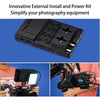 FEELWORLD FW568S 6 Inch On-camera Monitor FHD IPS 3G-SDI 4K HDMI F970 External Power and Install Kit (Black)