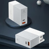 LDNIO A2620C PD3.0 65W USB Power Adapter Travel Charger with Type-C to Type-C Cable, EU Plug